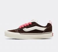 Vans knu skool trainers in brown multi