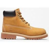 Timberland Premium 6 in Lace Waterproof TB112909713 Boots, Wheat, 33 EU