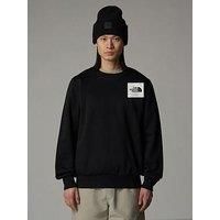 The North Face Men/'s Fine Crew Sweatshirt, Tnf Black, M