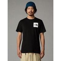 The North Face Men/'s S/S Fine T-Shirt, TNF Black, L