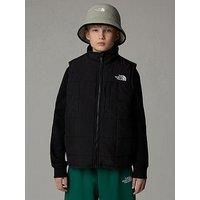 The Noth Face Boy/'s Reversible Shasta Vest, Tnf Black, 176