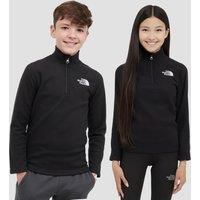 Kids' Glacier 1/4 Zip Fleece, Black