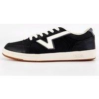 Vans Unisex-Adult Lowland Comfycush Sneaker, Vintage Sport Black, 8.5 Women/7 Men
