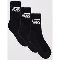 Vans Kid'S Classic Crew Socks - Black