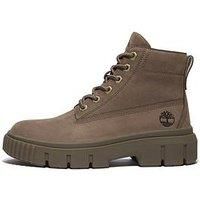 Timberland Greyfield Mid Lace Boot - Medium Brown Nubuck