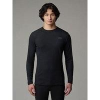 The North Face Men'S Easy Long Sleeve Crew Neck Top - Black