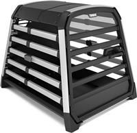 Allax Large Compact Dog Crate, Black