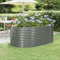 Dakota Fields Andressa Planter Box Anthracite 68cm X 175cm x 100cm