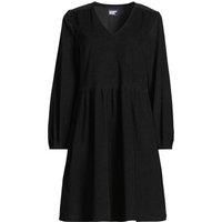 Cotton Needlecord V-neck Dress
