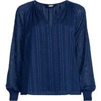 Clip Dot Chiffon Blouse
