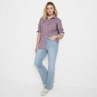 Recover Skinny Flare Jeans, High Waisted