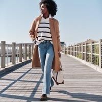 Recover Skinny Flare Jeans, High Waisted