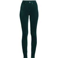 Petite Skinny Stretch Cord Jeans, High Waisted