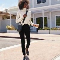 Petite Skinny Stretch Cord Jeans, High Waisted