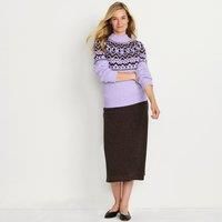 Petite Crinkle Bias Pull-on Midi Skirt