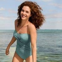 Bandeau Slender Swimsuit - Shine