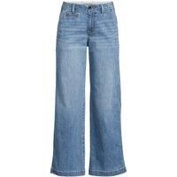 Petite Wide Leg Ankle Jeans