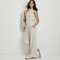 Soft Brushed Jersey Wide Leg Trousers
