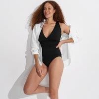 Plunge V-neck Tankini Top, DD Cup