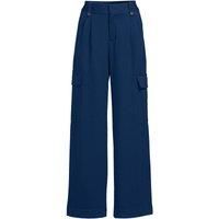 Lightweight Wide Leg Cargo Trousers, High Waisted