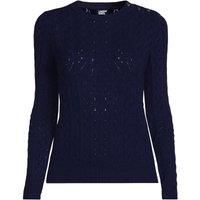 Cotton Blend Pointelle Jumper