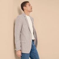 Linen Blend Tailored Blazer