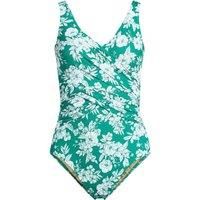 Wrap Front Slender Swimsuit