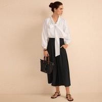 Petite Creaseless Cropped Palazzo Trousers
