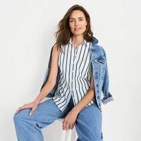 Petite Sleeveless Non-Iron Shirt