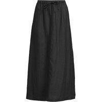 Plus Drawstring Linen Skirt