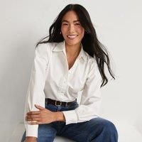 Petite Crochet Detail Shirt