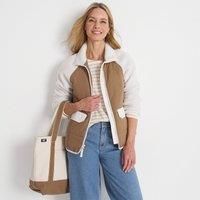 Sherpa and Quilt Jacket