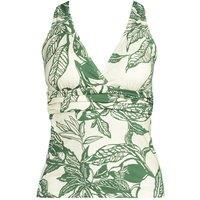 Plus Plunge V-neck Tankini Top