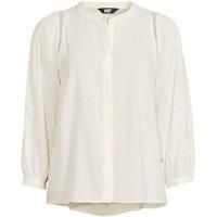 Linen Blend Lace Detail Blouse