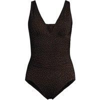 Plus Grecian V-neck Slender Swimsuit