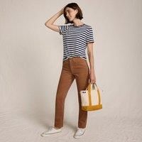 Plus Straight Leg Needlecord Jeans, Mid Rise