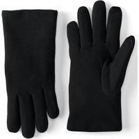 Lands' End Women's Touchscreen Suede Gloves in Black | Size: Medium