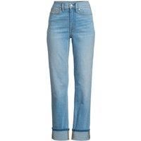 Petite Rail Straight Leg Jeans, High Waisted