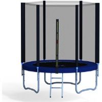 Freeport Park Heavy Duty 6' Round Backyard Trampoline with Safety Enclosure blue 205.0 H x 183.0 W x 183.0 D cm