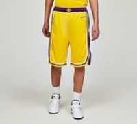 Nike Basketball Junior LA Lakers Swingman Short - Yellow - Size XL/B