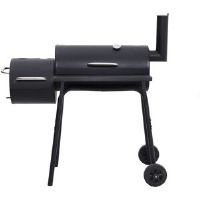 Dakota Fields 115cm Barrel Charcoal BBQ Black 115cm W