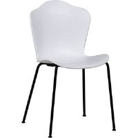 George Oliver Dining Chair White 83cm H X 54cm W X 46cm D