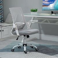 Inbox Zero Desk Chair Adjustable Arms Grey 94cm H X 62.5cm W X 55cm D