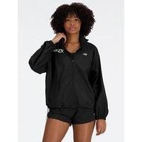 New Balance Womens Running Packable Jacket - Black