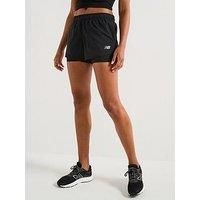 New Balance Women/'s Sport Essentials 2-in-1 Short 3", Black, XS