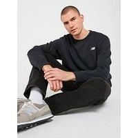 New Balance Men'S Sport Essentials French Terry Crew Sweatshirt - Black