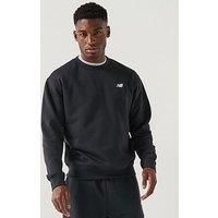New Balance Men'S Sport Essentials French Terry Crew Sweatshirt - Black