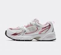 New Balance White & Pink 530 Girls Youth Trainers