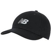 New Balance Unisex 6 Panel Structured Snapback Cap - Black