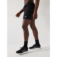 New Balance Men'S Running Sport Essentials 5 Inch Shorts - Black